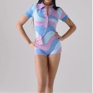 House of Sunny Good Vibrations Romper
